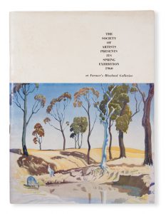 The Society of Artists presents its Spring Exhibition 1960 at Farmer’s Blaxland Galleries.