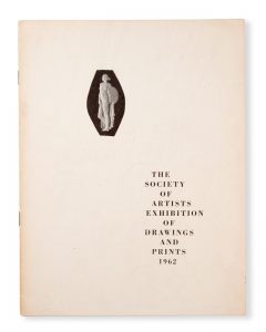 [PROCTOR; REES; COBURN etc.] The Society of Artists. Exhibition of drawings and prints 1962.