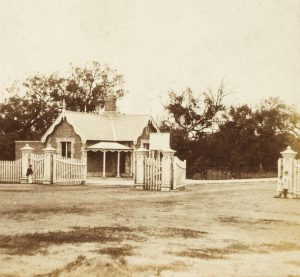 [MELBOURNE] Entrance to Park, St. Kilda (1861-2)