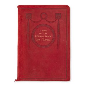 A book of the running brooks and of still waters