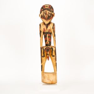 Male ancestor figure. Humboldt Bay, New Guinea.