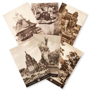 Group of illustrated menus produced for the Royal Packet Navigation Company, Netherlands Indies, 1938.