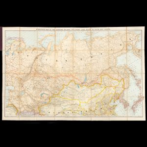 Stanford's map of the Siberian Railway : the great land route to China and Korea.