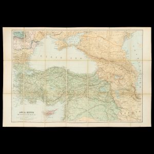 London Atlas Map of Asia Minor, the Caucasus and the Black Sea