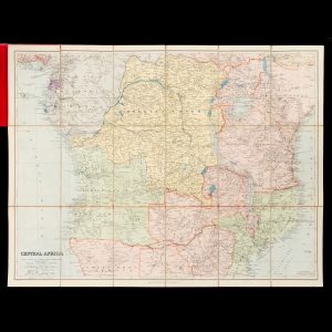 London Atlas Map of Central Africa
