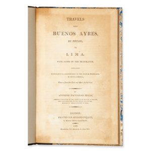 [MINING] Travels from Buenos Ayres by Potosi, to Lima.