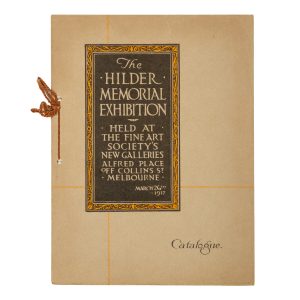 The Hilder memorial exhibition catalogue
