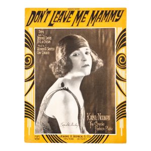 [SHEET MUSIC] Don't leave me mammy