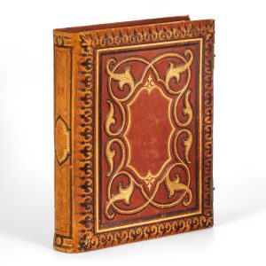 An 1870s carte de visite album (without photographs)