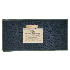 Solid block of Winsor & Newton oil sketching paper, circa 1900
