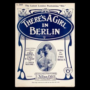 [SHEET MUSIC] There's a girl in Berlin