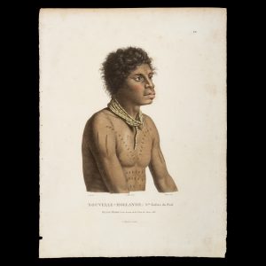 Nouvelle-Hollande : Nouvelle-Galles du Sud. Bedgi-Bedgi, jeune homme de la tribu des Gwea-gal