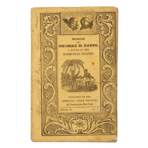 Memoir of Thomas Hamitah Patoo : a native of the Marquesas Islands, who died June 19, 1823, while a member of the Foreign Mission School in Cornwall, Connecticut.